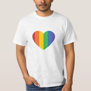 Rainbow Heart T-Shirts \u0026 Shirt Designs 