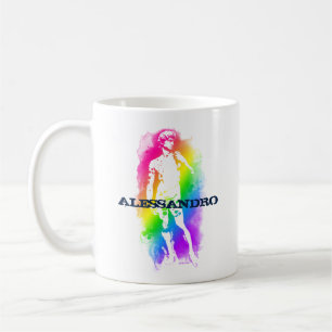 Pride Rainbow   Italian personalised Coffee Mug