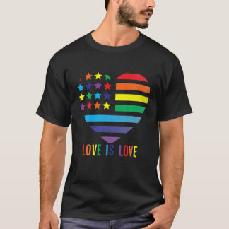 Pride Rainbow LGBT Equality, Love Is Love T-Shirt