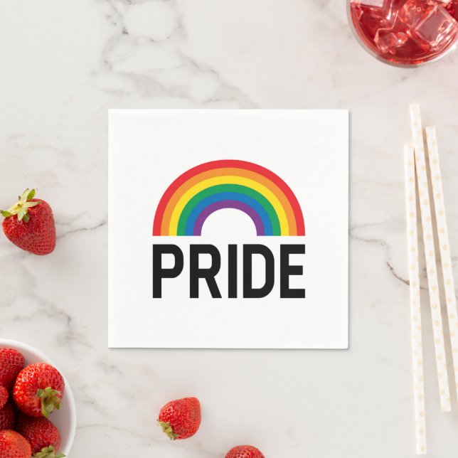 Pride Rainbow Napkin (Insitu)