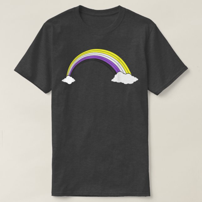 Pride Rainbow Non Binary Flag Pride Month LGBT Non T-Shirt (Design Front)