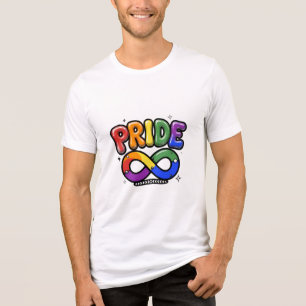 Pride Rainbow Peace Heart Art Tri-Blend Shirt