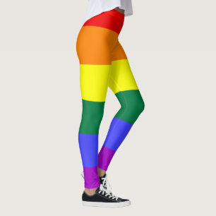 Pride rainbow print cool Leggings