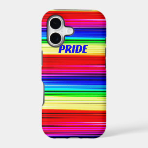 PRIDE Rainbow Stipes Colourful Trendy Chic