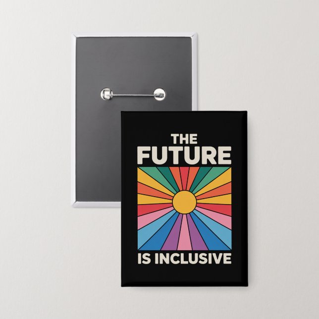 Pride Rainbow The Future is Inclusive LGBTQ  (Front/Back)