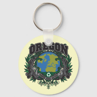 Pride Recycle Oregon Key Ring
