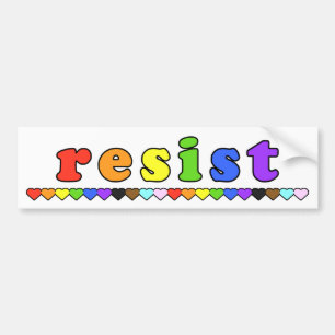 Pride Resist Bumper Magnet Bumper Sticker