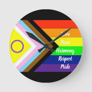 Pride Round Clock