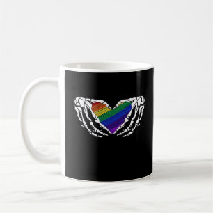 Pride - Skeleton Hands Holding Heart Classic Coffee Mug