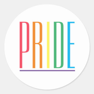 PRIDE Small Round Stickers