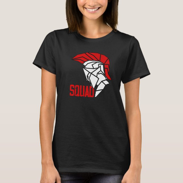 Pride Spartan Helmet Spartan Squad T-Shirt (Front)