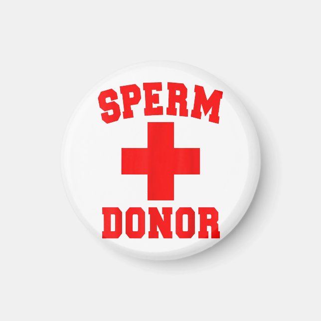 PRIDE SPERM DONOR DISPENSER FUNNY HALLOWEEN COSTUM MAGNET (Front)
