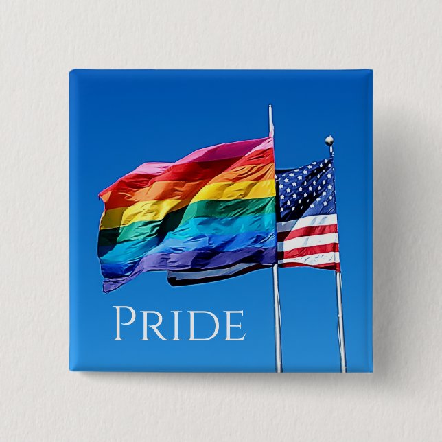 'Pride' Square Button (Front)