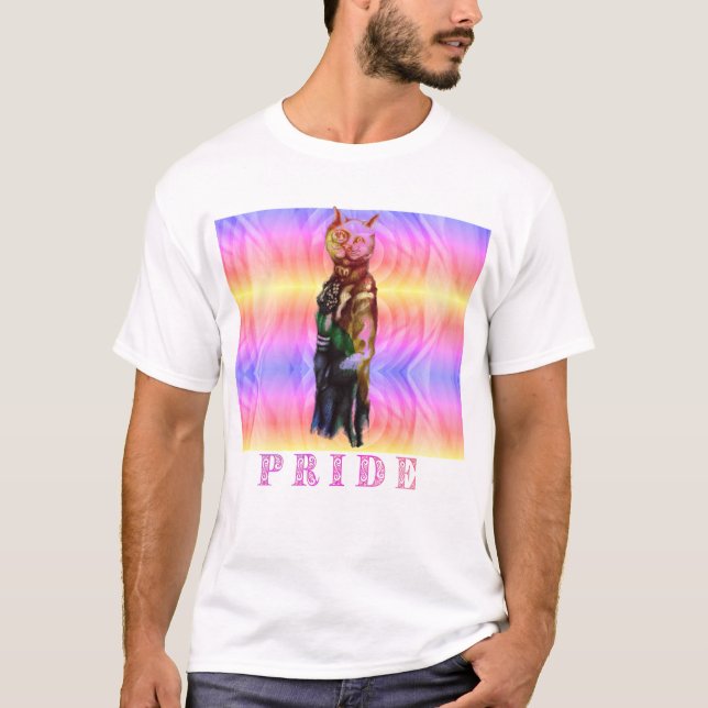 Pride steampunk cat 3 T-Shirt (Front)