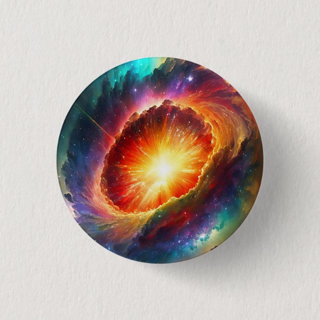 Pride Supernova - 3 Cm Round Badge (Front)
