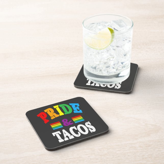 Pride Tacos Lgbt Coaster (Right Side)