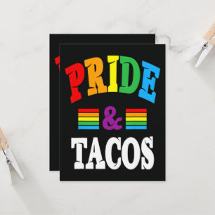 Pride Tacos Lgbt Lgbtq Gay Invitation