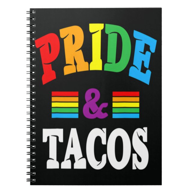 Pride Tacos Lgbt Notebook (Front)