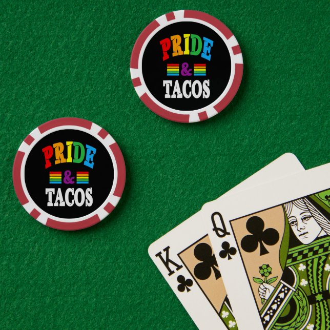 Pride Tacos Lgbt Poker Chips (Poker Table (Double))