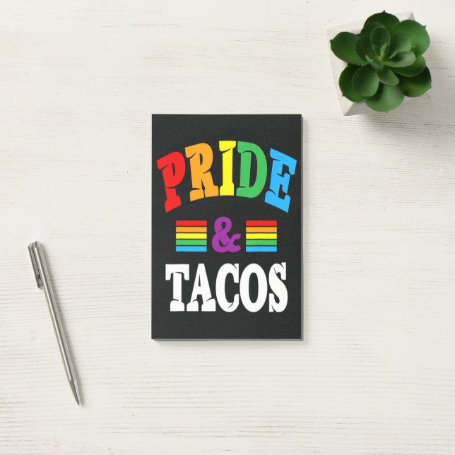 Pride Tacos Lgbt Post-it Notes (Office)