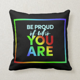 Pride throw pillows