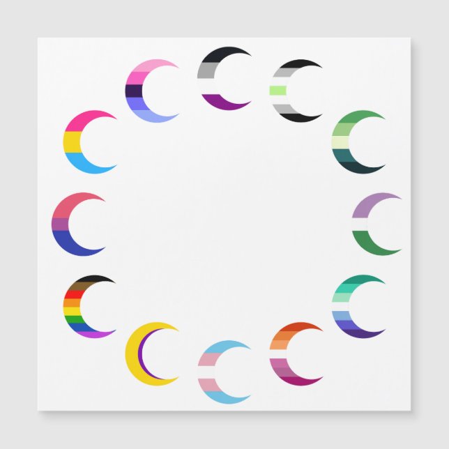 Pride Time Crescent Moon Design (Front)