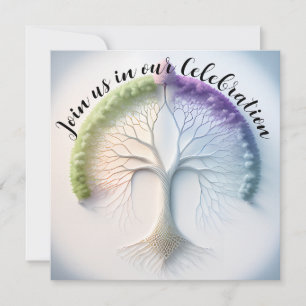 Pride Tree of Life Party Invitation