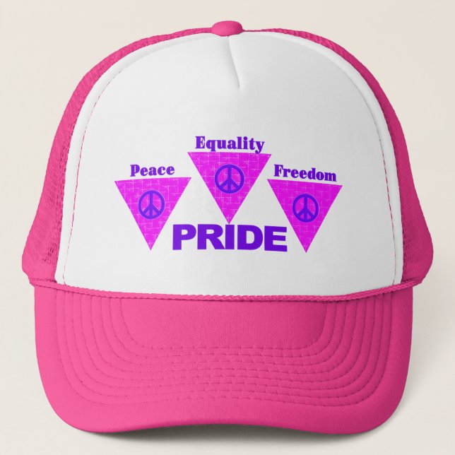 Pride Triangle hat - choose colour (Front)