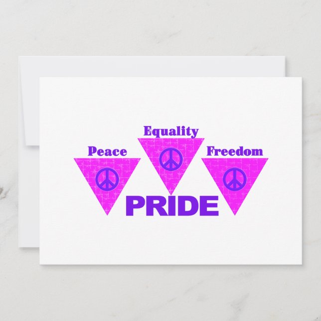 Pride Triangle invitation (Front)