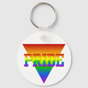 Pride Triangle key chain