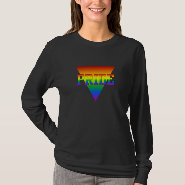 Pride Triangle shirt - choose style & colour (Front)