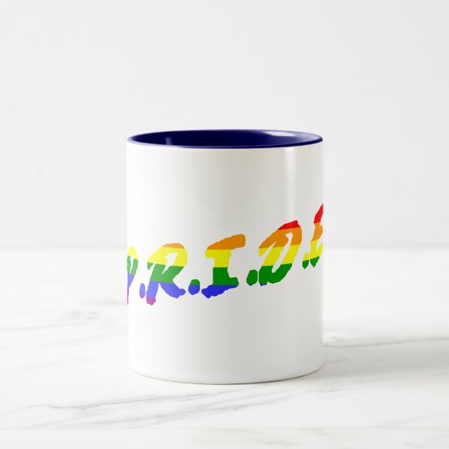 Pride Two-Tone Coffee Mug (Center)