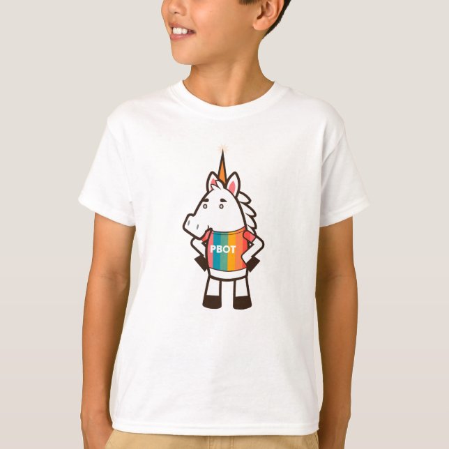 Pride Unicorn Kids Tee (Front)