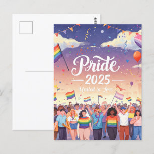 'Pride – United in Love Postcard
