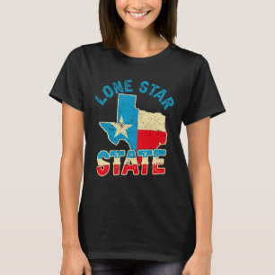 Pride Usa Patriot Lone Star State Texas Independen T-Shirt