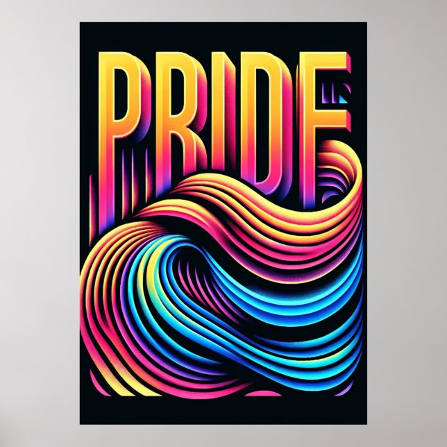 Pride - Vibrant LGBTQ+ Celebration  Poster (Front)