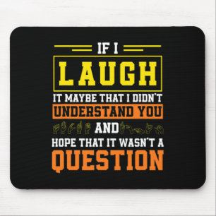Pride Wasn't A Question Proud Me Hand Sign Languag Mouse Pad