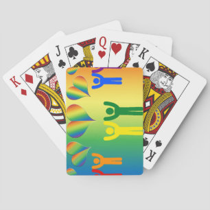 Pride With Our Hearts Classic Playing Cards