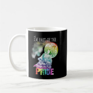 Pride Wolf T-Shirt LGBT Gay Lesbian Coffee Mug