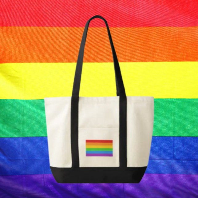 PridePulse: Rainbow Pride Impulse Tote Bag (Creator Uploaded)