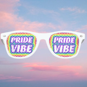 PrideVibe Rainbow Party Sunglasses