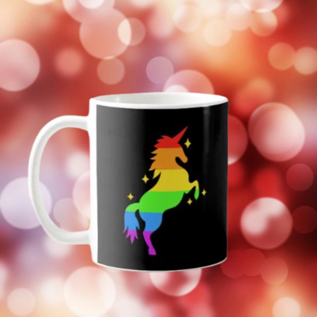 PrideVibe Unicorn Rainbow Coffee Mug (Creator Uploaded)