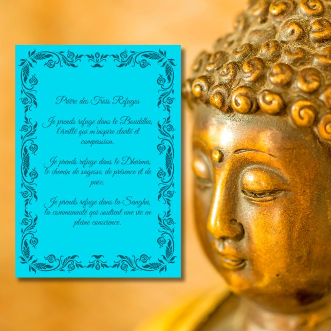 Prière Refuges Trois Joyaux – Version Adulte Poster (Creator Uploaded)