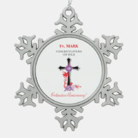 Priest 40th Ordination Anniversary Black Cross