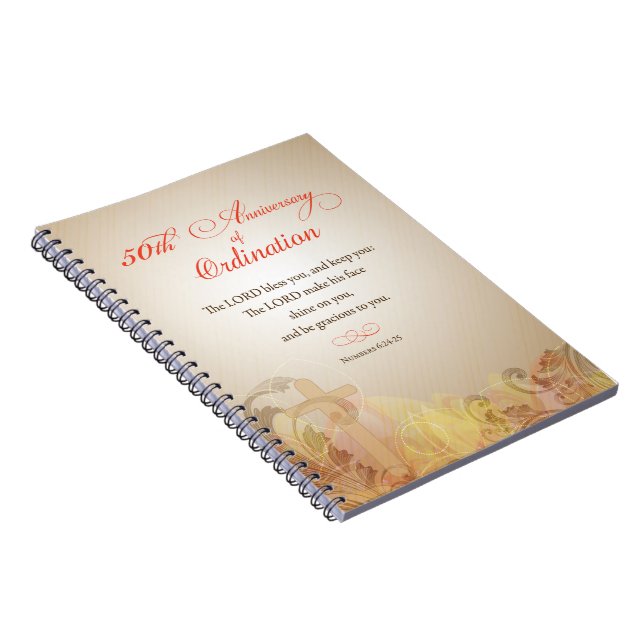 Priest, 50th Anniversary of Ordination Blessing Notebook (Right Side)