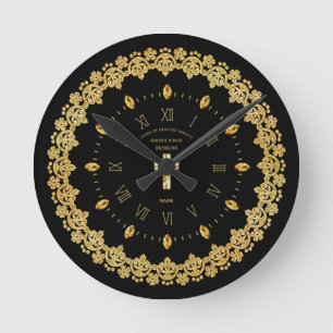Priest 50th Golden Jubilee Ordained Anniversary Round Clock