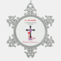 Priest 55th Ordination Anniversary Black Cross