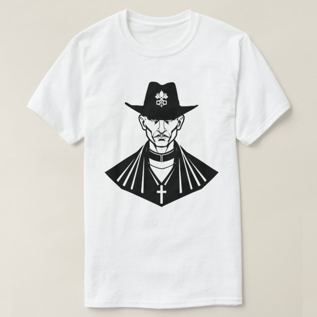 Priest art T-Shirt (Design Front)