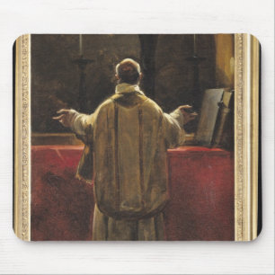 Priest at the Altar Mouse Pad