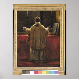 Priest at the Altar Poster